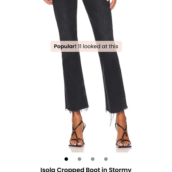 Citizens of Humanity, Isola cropped boot in “stormy”. Size 26. Worn once! - Picture 5 of 13